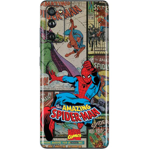 Marvel Classic Comics Amazing Spider-Man Collage Galaxy S20 Fan Edition Skin